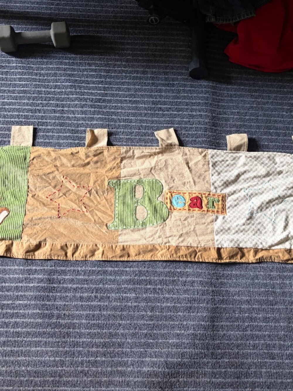 Nojo Bear Baby Nursery Window Valance - Picture 3 of 9